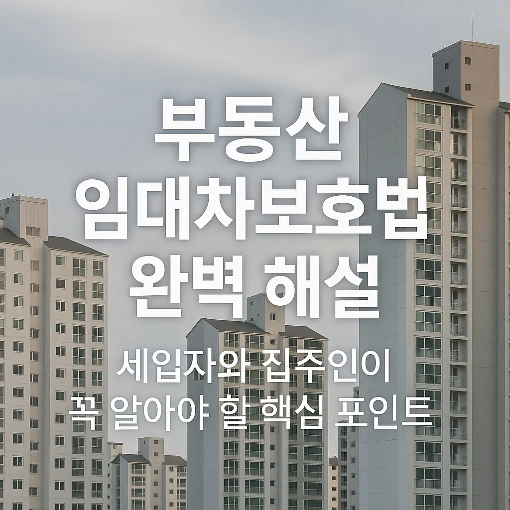 부동산 임대차보호법 완벽 해설