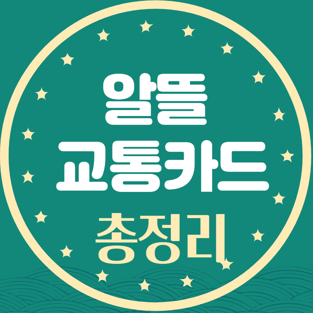 알뜰교통카드 총정리