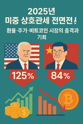 미중 상호관세 관련 사진