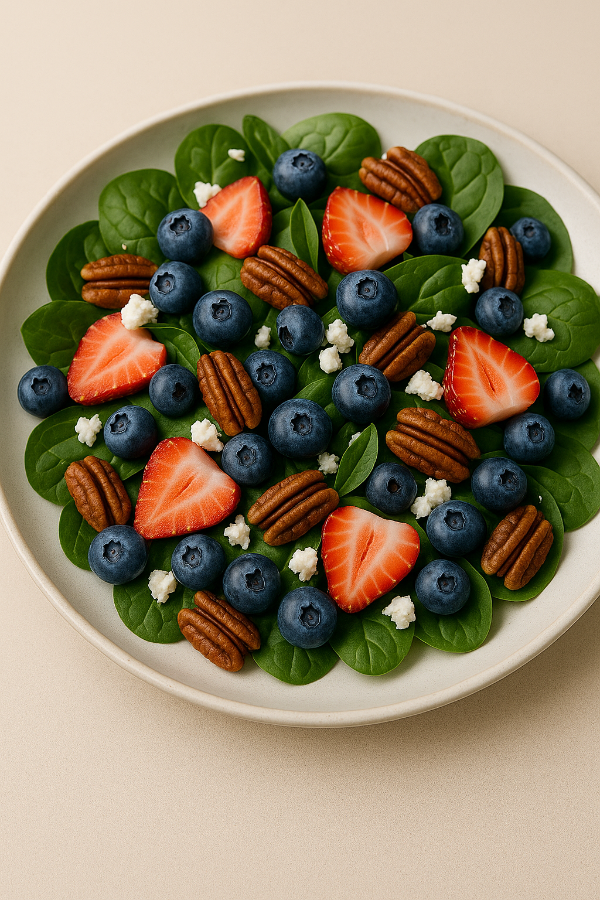 블루베리 리코타 샐러드 사진