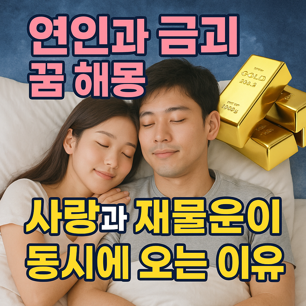 연인과 금괴 꿈 해몽