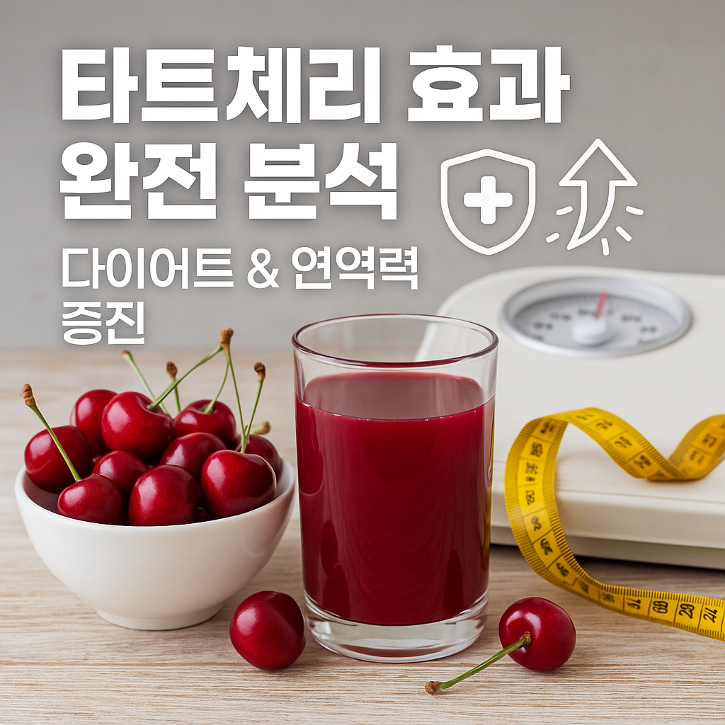 타트체리가 건강에 미치는 실제 효과