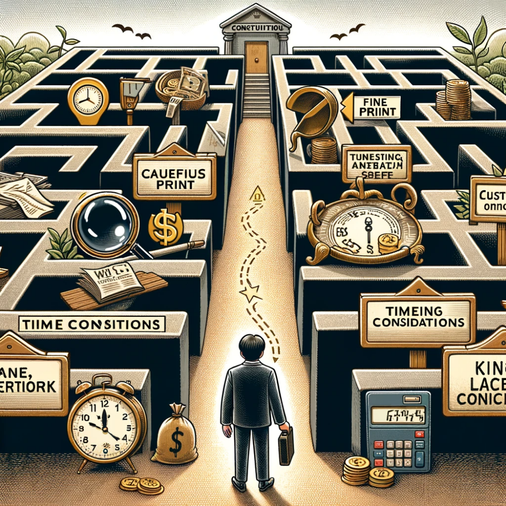 대용금 활용 시 주의사항