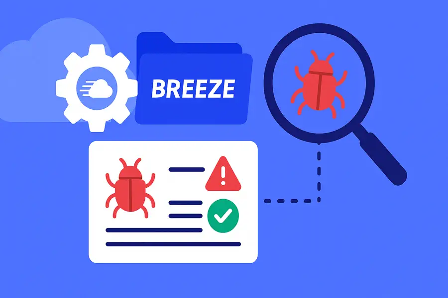 클라우드웨이즈 Breeze 캐시 플러그인 버그 보고 및 해결