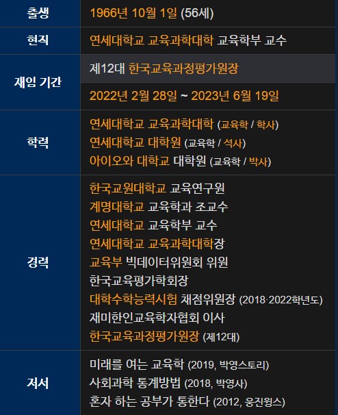 이규민 평가원장 프로필 나이 학력 고향 경력