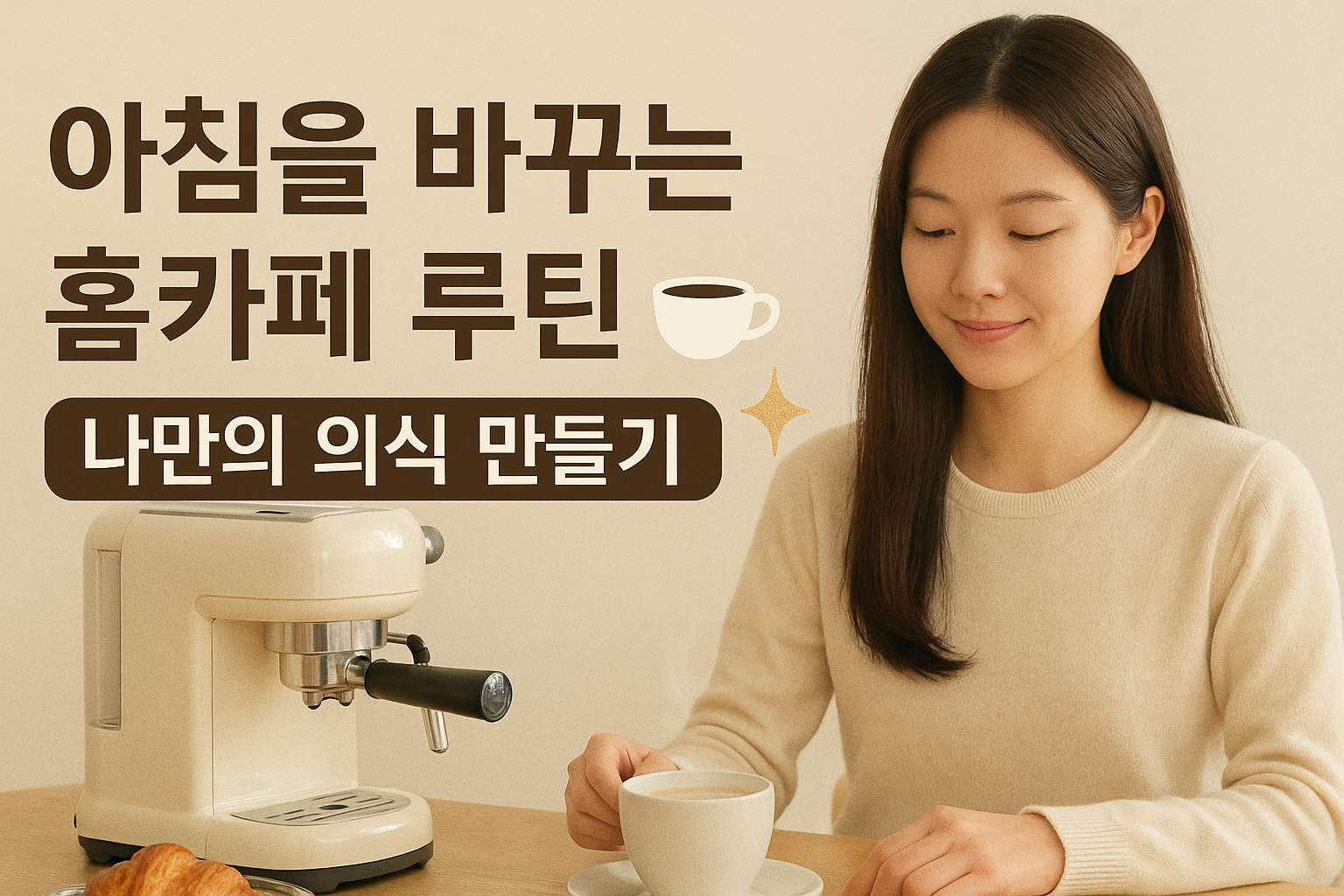 홈카페 루틴