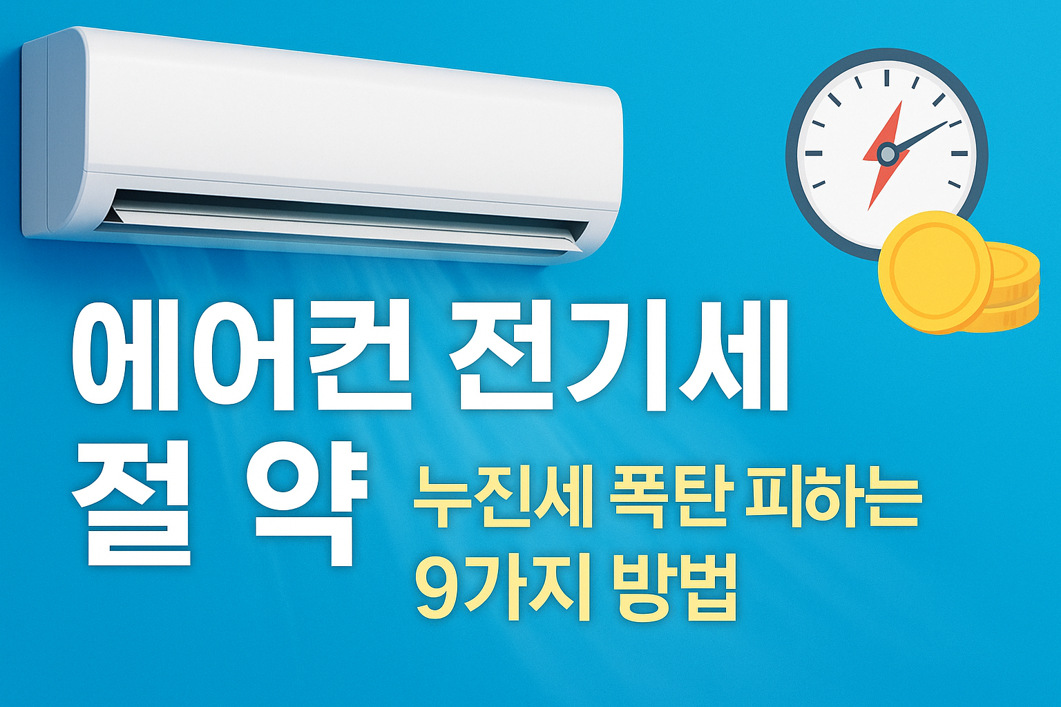 에어컨 전기세 절약 관련 썸네일