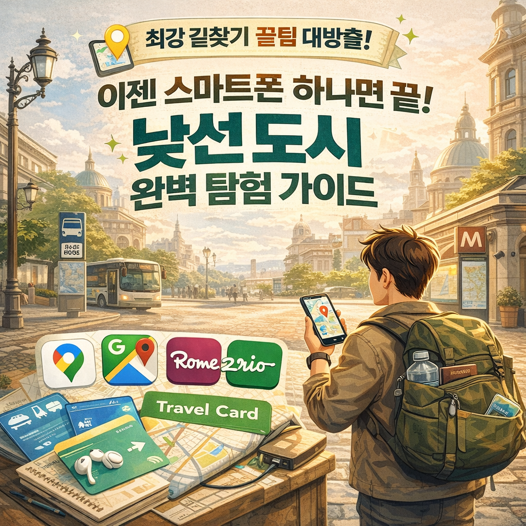 길치도 현지인처럼! 해외 대중교통 정복과 스마트한 길 찾기 비법