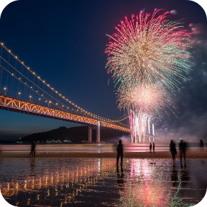 2025 부산 광안리 불꽃축제 숨은 명당이미지(가상)