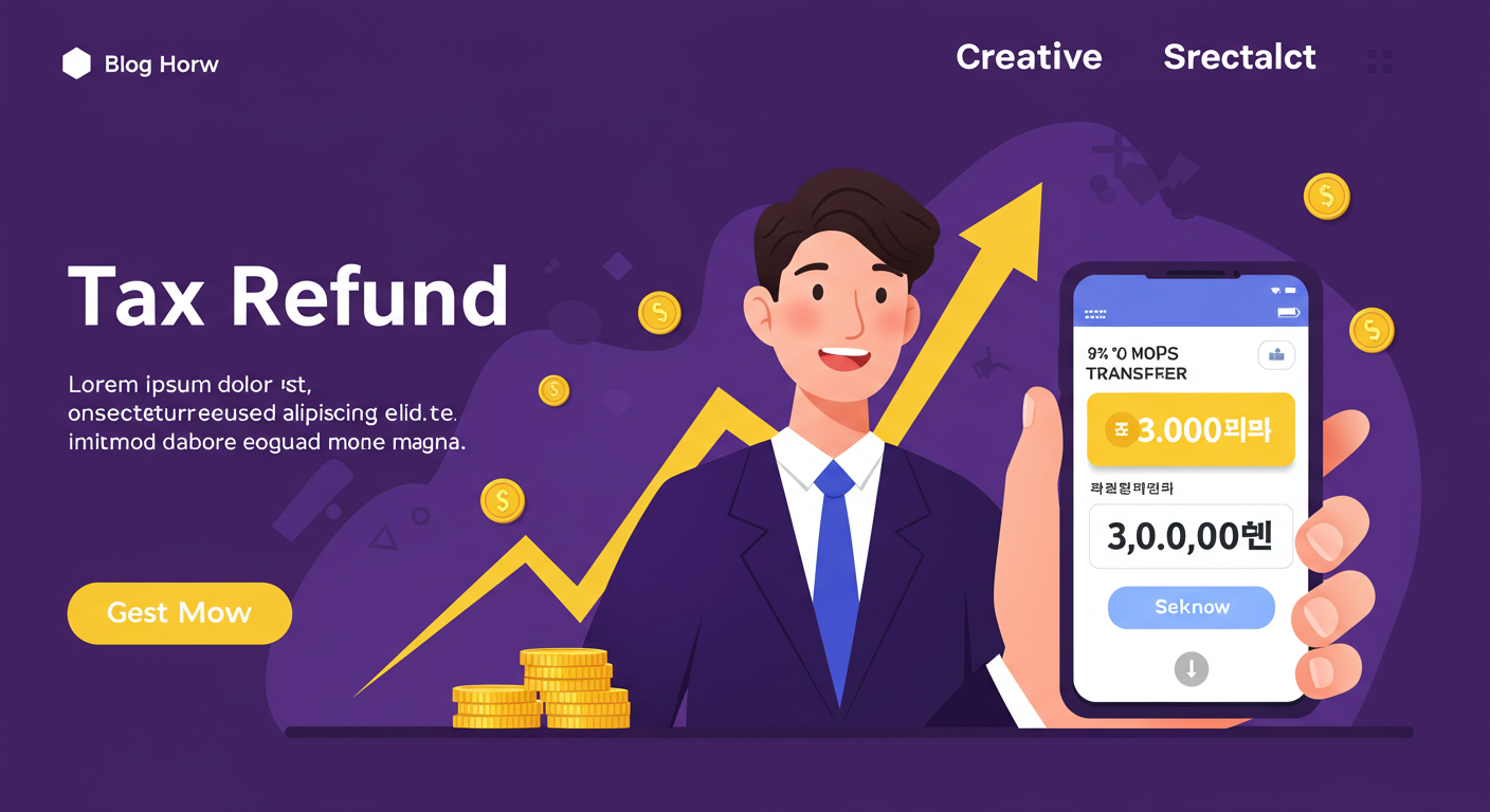 중소기업 소득세 감면! 30대 후반도 환급 가능