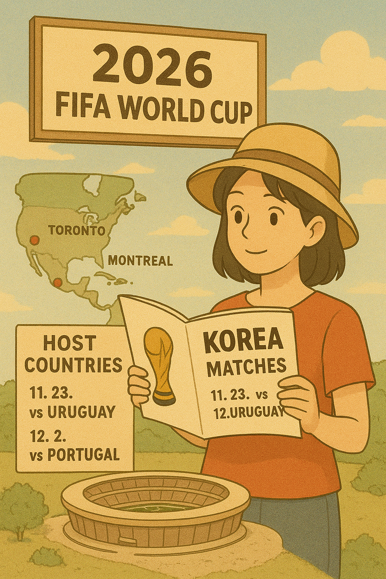 ⚽ 2026 월드컵: 개최국부터 대한민국 경기까지 완벽 가이드