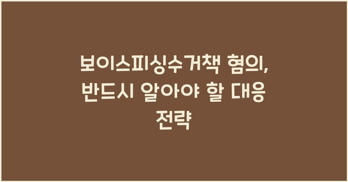 보이스피싱수거책