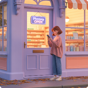 일요일(저녁) 문 여는 약국 이미지
