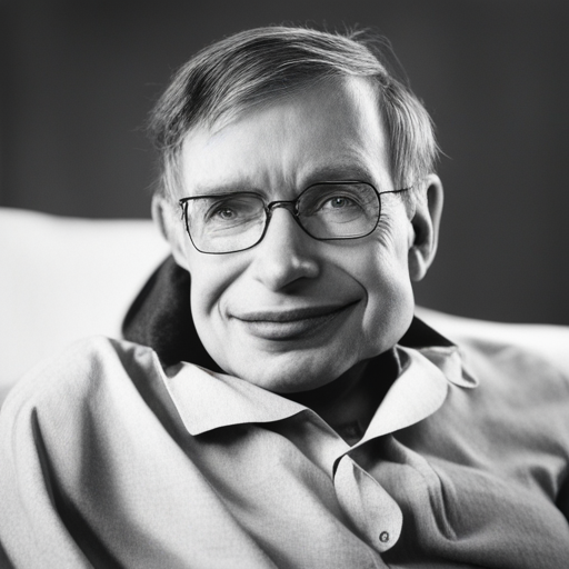 스티븐 호킹 사진