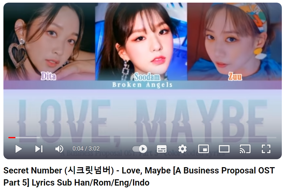 시크릿넘버-사랑인가-봐