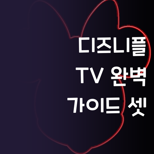 디즈니플러스 TV 완벽 가이드 셋톱박..