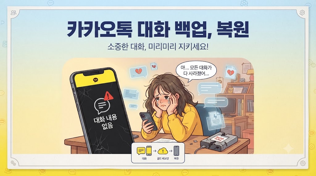 카카오톡 대화 백업 및 복원