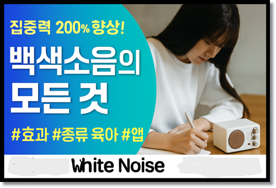 백색소음(White Noise)의 과학적 이해와 일상 속 활용 전략: 집중, 수면, 육아를 위한 완벽 가이드