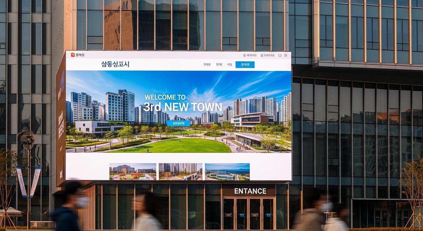 3기 신도시 홈페이지