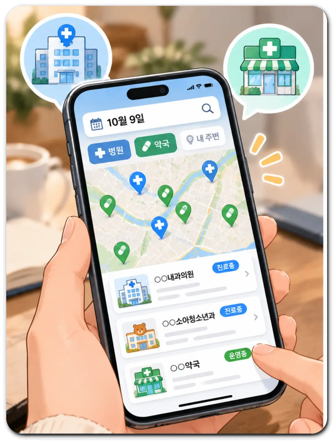 hangulday_open_hospital_pharmacy_search