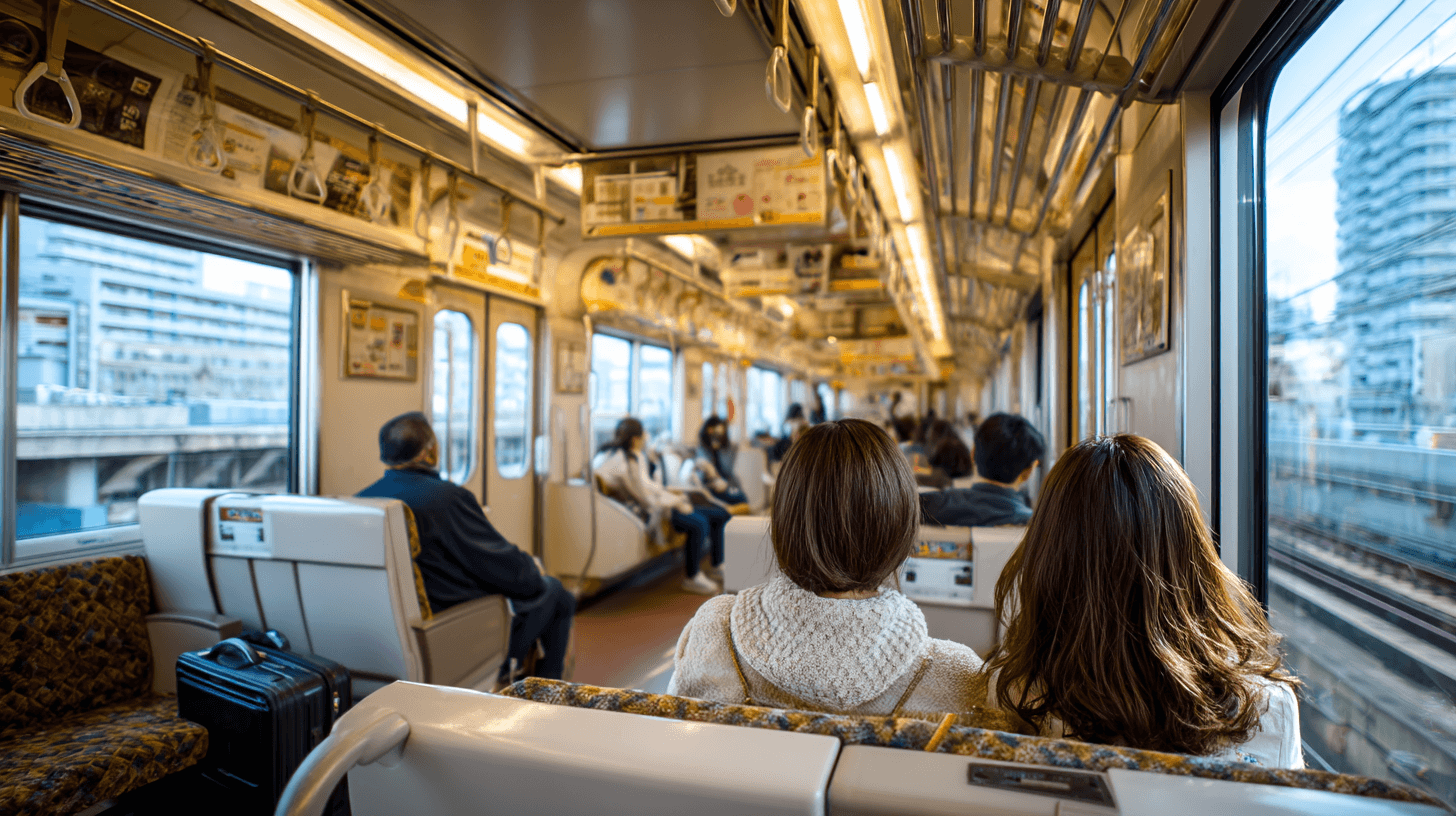 일본-지하철-내부-이미지