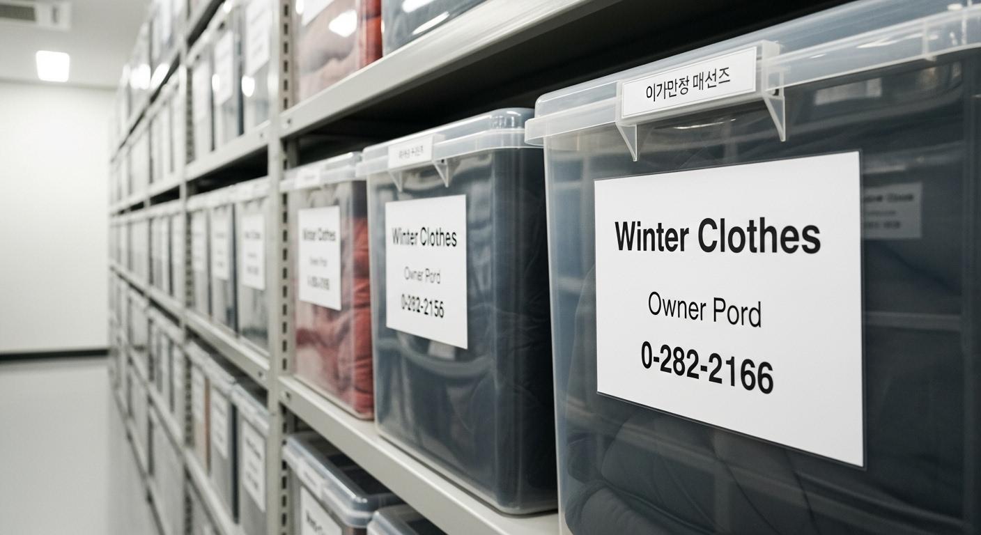 인천공항 겨울옷 보관
