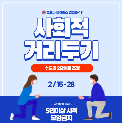 사회적거리두기 완화