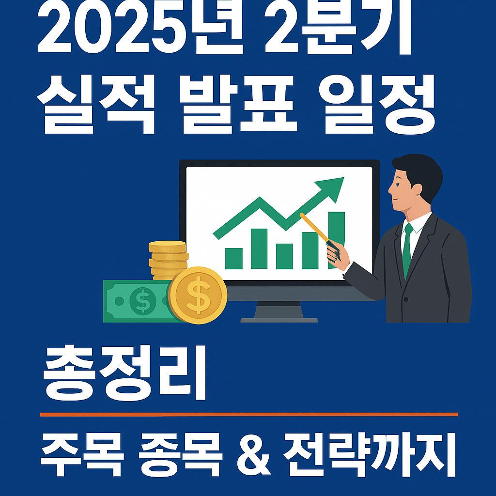 2025년 2분기 실적발표 관련 이미지