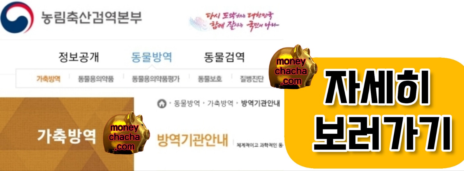 농림축산검역본부-가축방역&방역기관 연락처