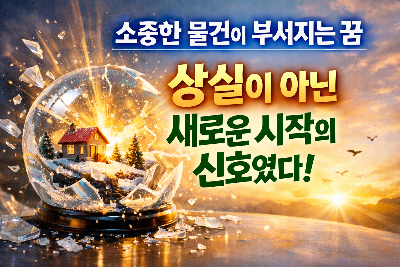 소중한 물건이 부서지는 꿈