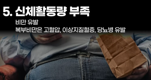 조절할 수 있는 위험 요인 