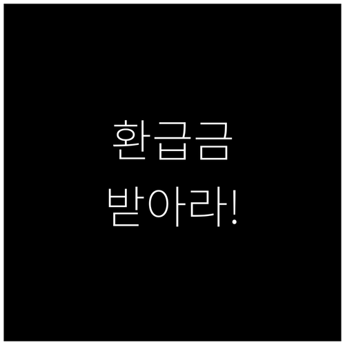 건강보험료 환급 조건과 신청 방법 총..