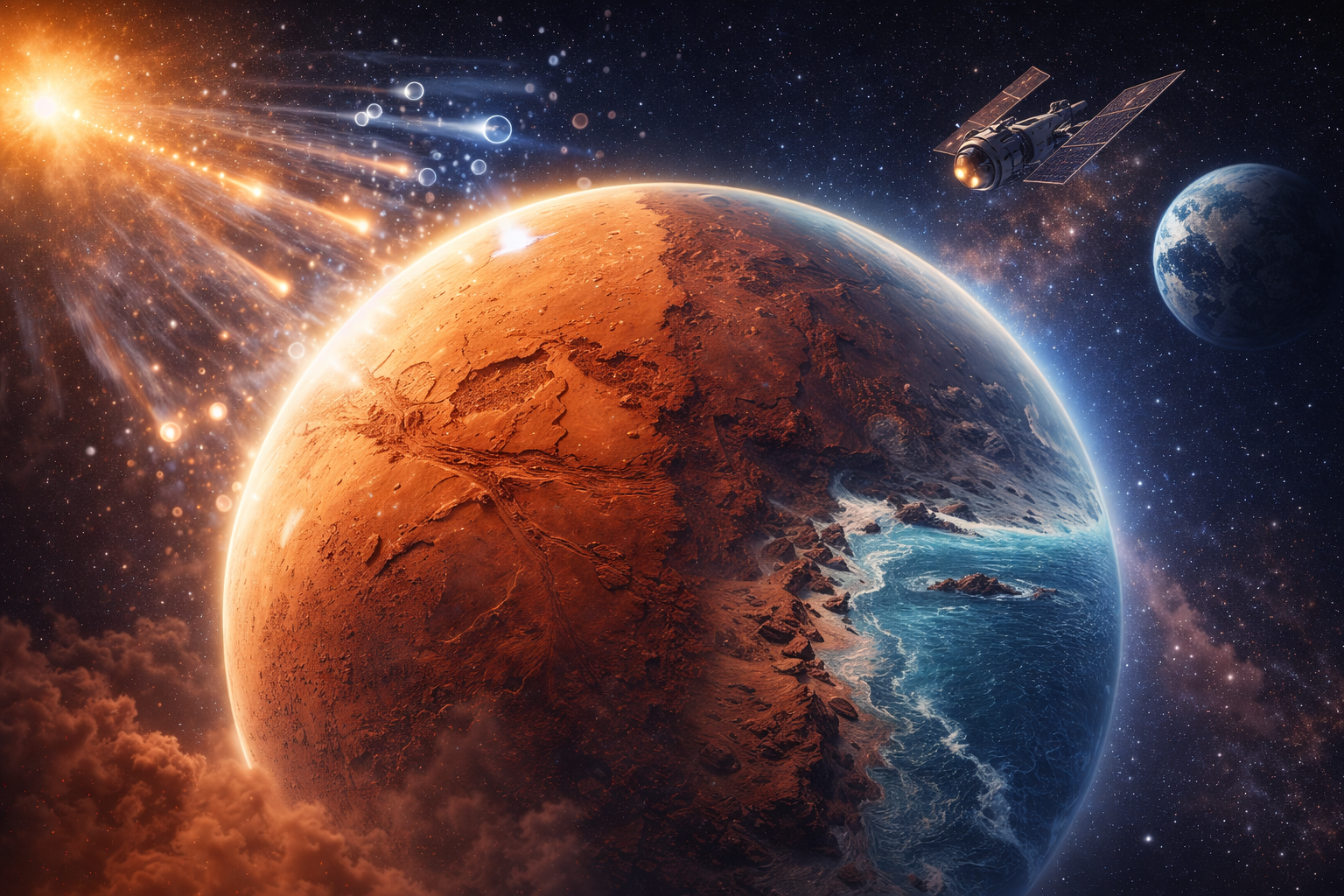 화성의 변화하는 풍경과 우주탐사