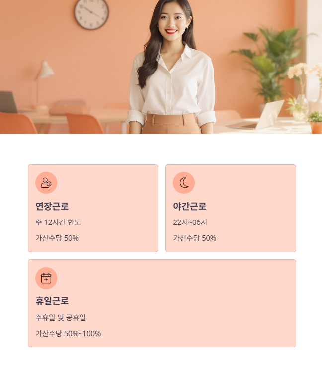 필수 요건 2: 연장·야간·휴일근로 시간 구분 기록