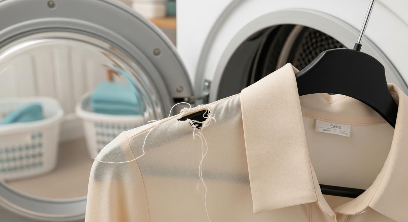 옷감 손상 의류관리기 방법