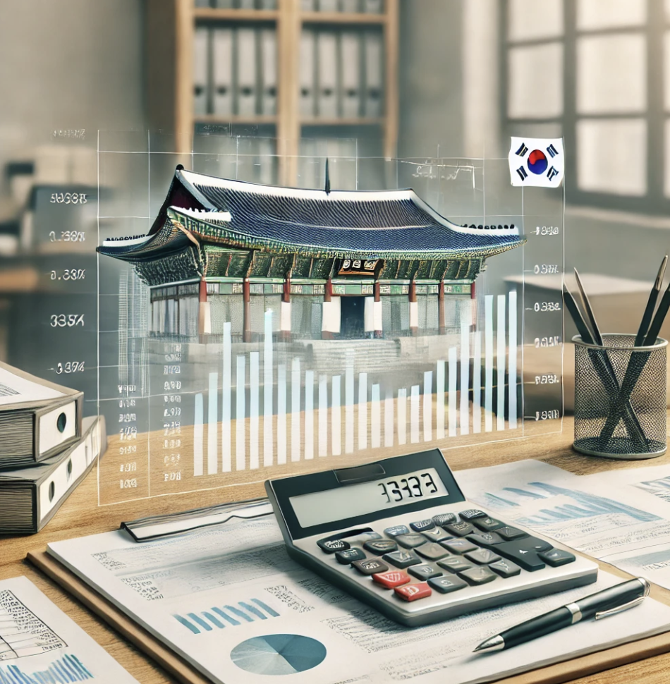 도심의 주택과 세금계산 서류