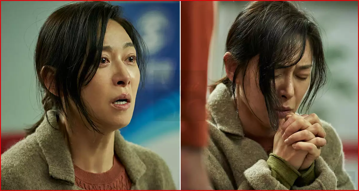 무사하길 기도하는 진섭의 아내