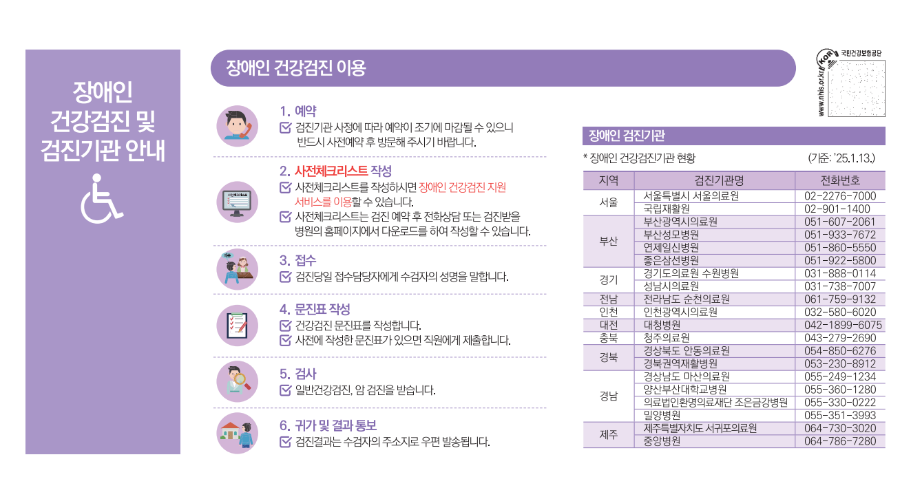 장애인 건강검진