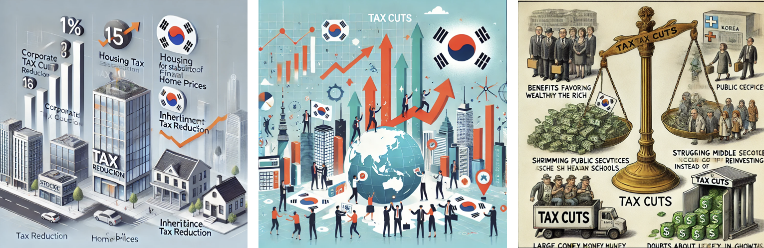 한국 경제와 감세 정책의 논란