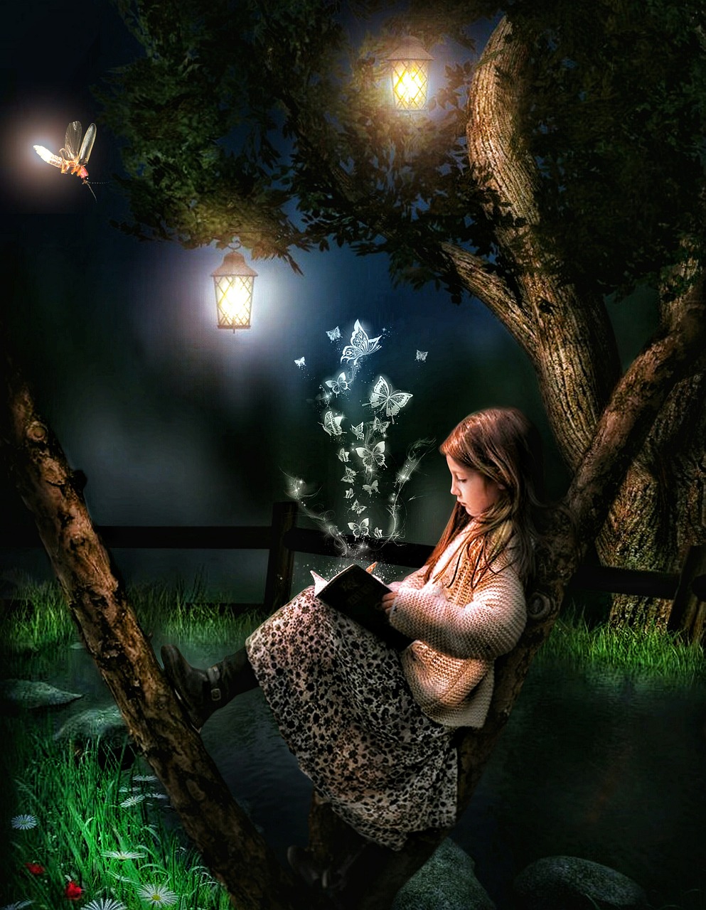 감성적인 조명 분위기