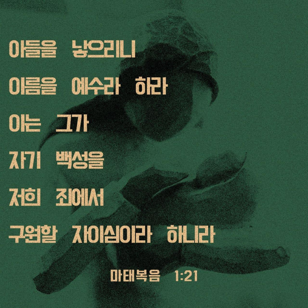 마태복음-1장-21절