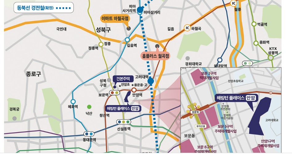 해링턴플레이스 안암 입지 환경