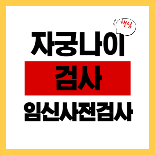 자궁 나이 검사 공짜로 받는 법 알아보기