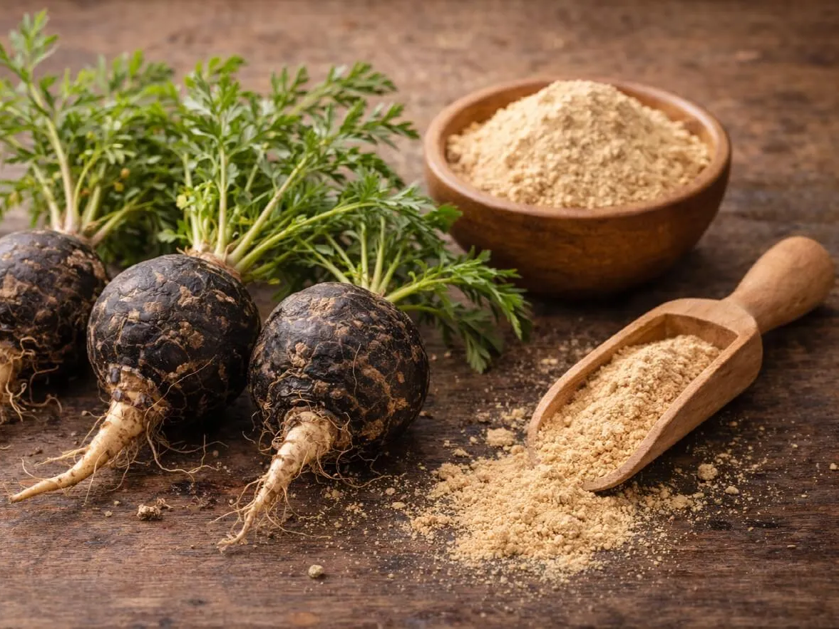 블랙마카와 가루