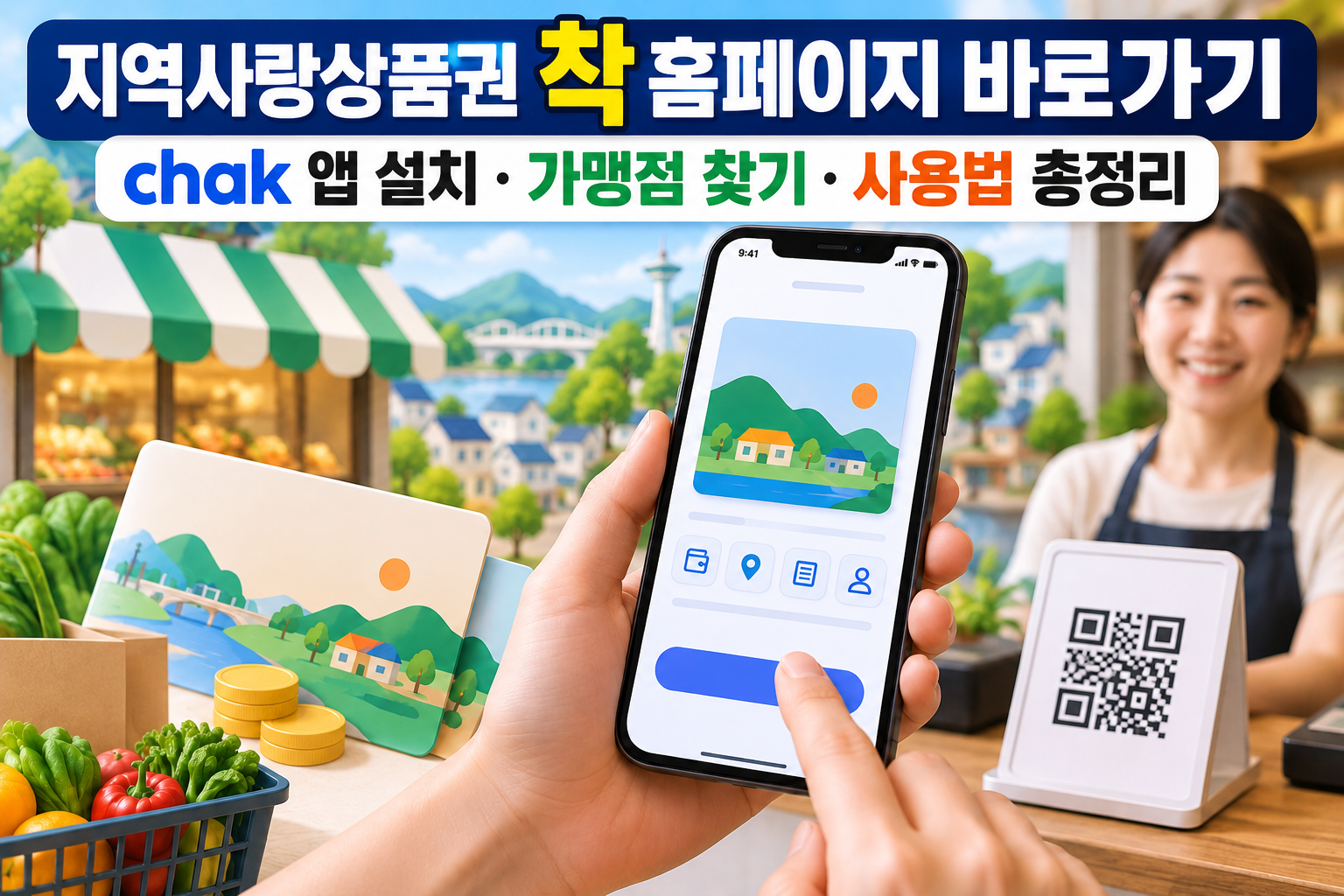 지역사랑상품권 착 홈페이지 바로가기｜chak 앱 설치&middot;가맹점 찾기&middot;사용법 총정리 관련 사진