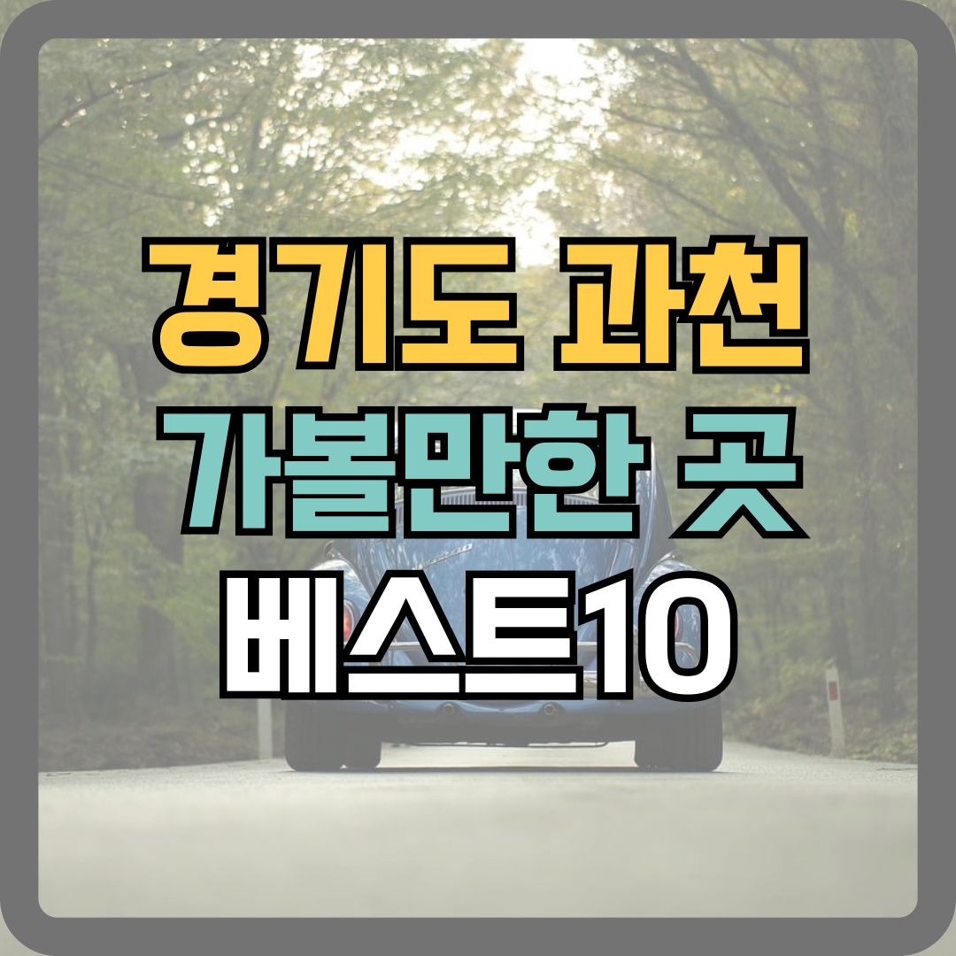 과천 가볼만한곳 썸네일