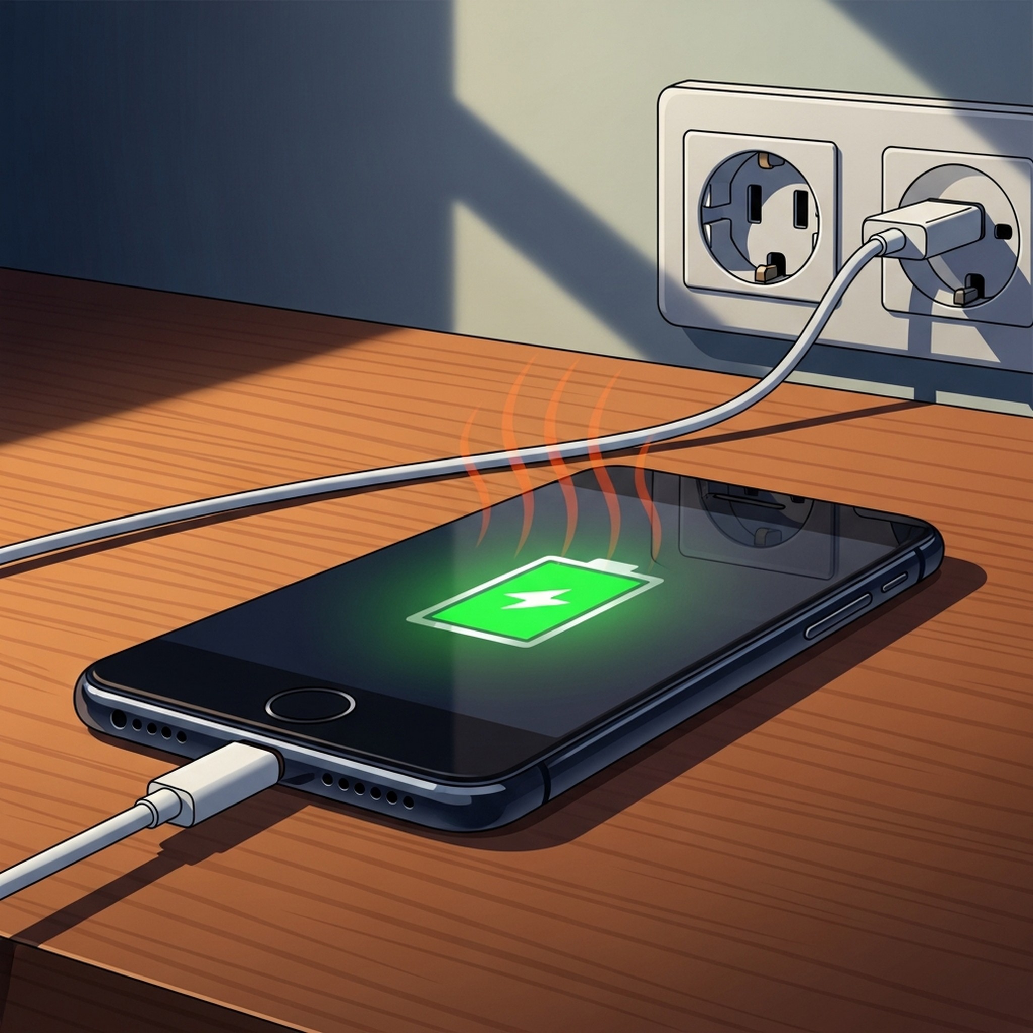 충전 중 발열 스마트폰