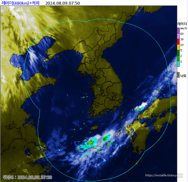 태풍 경로 이미지 입니다.