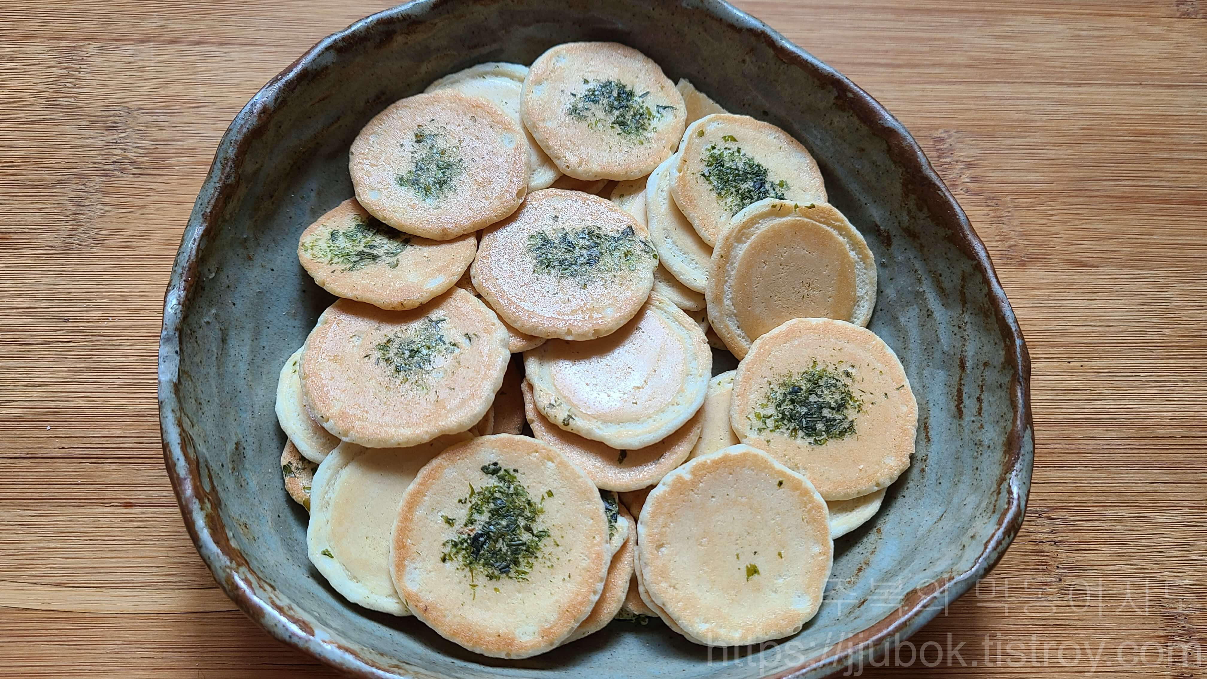 두레생협-우리밀유정란전병-접시