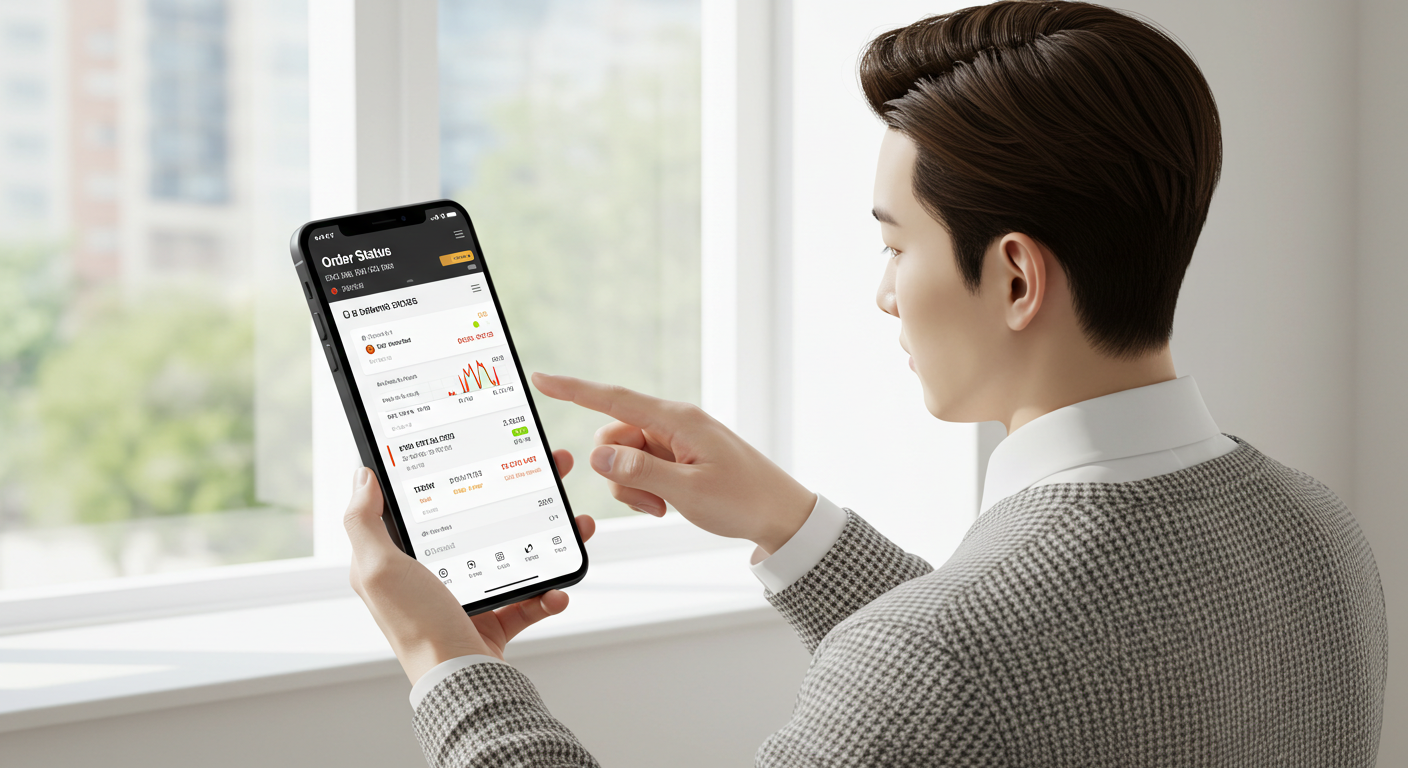 주식초보, 주식주문, 주문상태